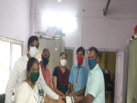 Mask distributed at Health clinic setup- chinchwadi gaon